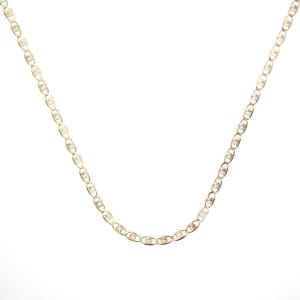 Cadena Valentina - Oro 10k de 2.5 mm de grosor, Calibre 40