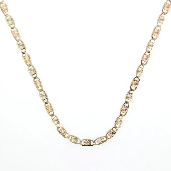 Cadena Valentina - Oro 10k de 3.5 mm de grosor, Calibre 60