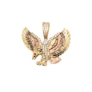 Aguila Florentina de Oro sólido 10k
