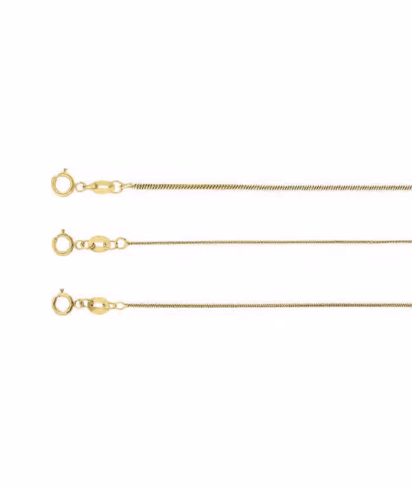 cadena cola de rata oro 10k Clic oro