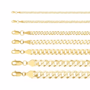 cadena cubana oro 10k Clic oro