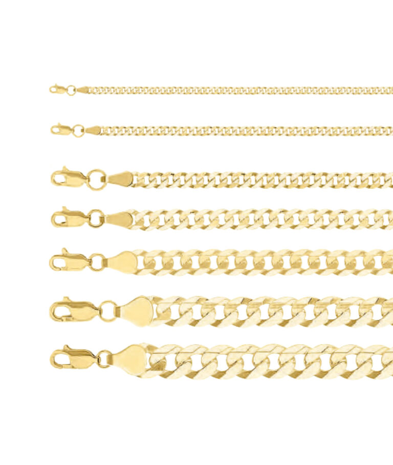 cadena cubana oro 10k Clic oro
