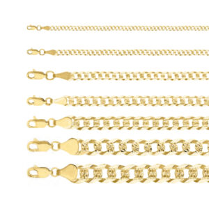 cadena cubana pave oro 10k Clic oro
