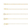 cadena gucci espejo 3 oros 10k Clic oro