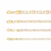 cadena gucci espejo 3 oros 10k Clic oro