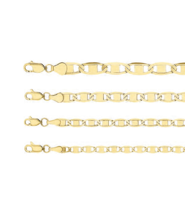 cadena gucci espejo oro 10k Clic