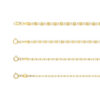 cadena gucci estrella oro 10k Clic oro