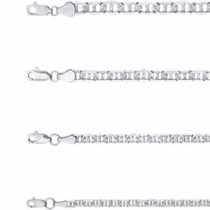 Cadena marinera pave plata 925