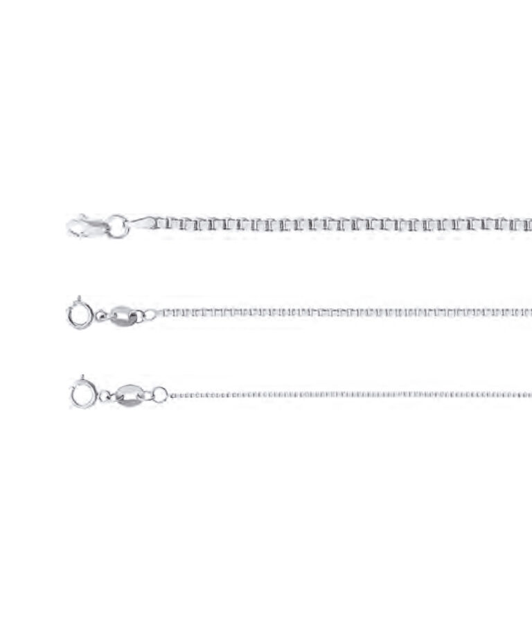 Cadena veneciana plana plata 925