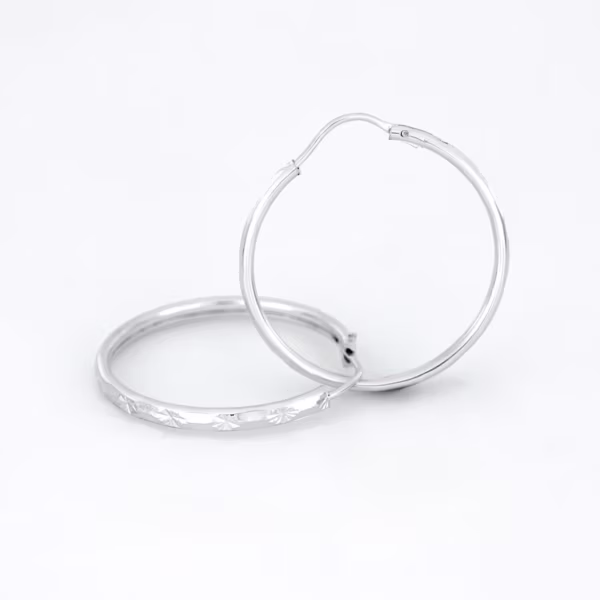facetado estrella plata 925 clic oro