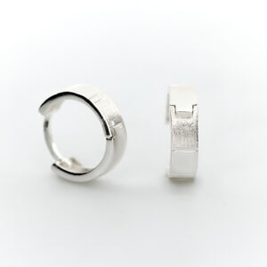 arete greca chico plata 925 clic oro