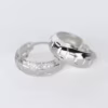 arete greca plata 925 clic oro acostados