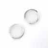 aretes línea diamantada plata 925 clic oro superior