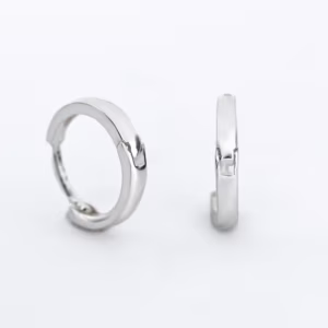 arete corte u plata 925 clic oro