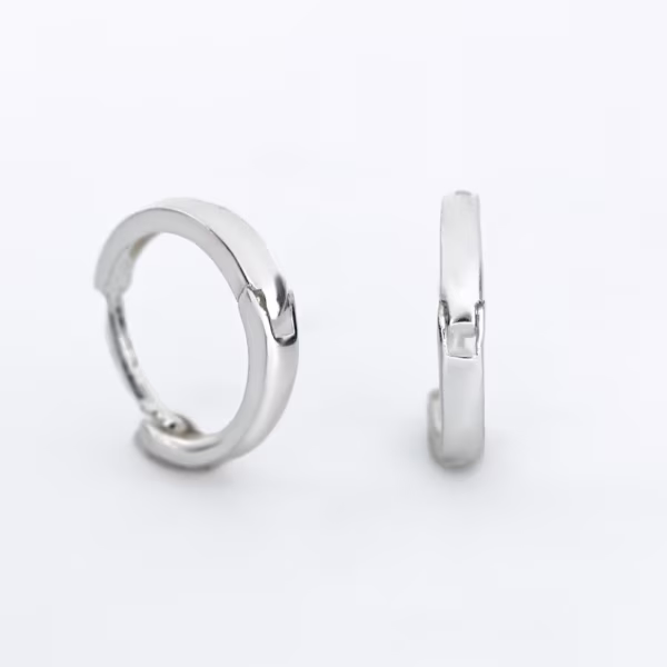 arete corte u plata 925 clic oro