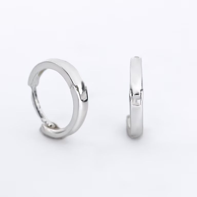 arete corte u plata 925 clic oro