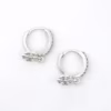 aretes flores plata 925 clic oro superior