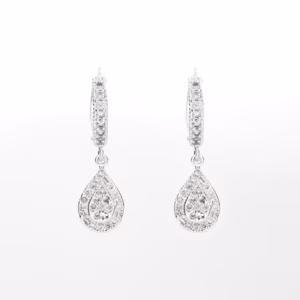 aretes gota plata 925 clic oro