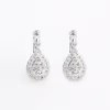 aretes gota plata 925 clic oro detalle