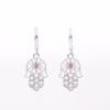 Aretes mano de fátima plata 925