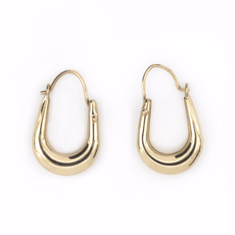 aretes vintage u oro 10k