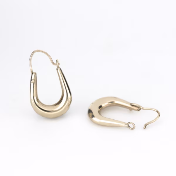 aretes vintage u oro 10k Clic oro