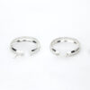 Arracada plana 5 mm plata 925 separados