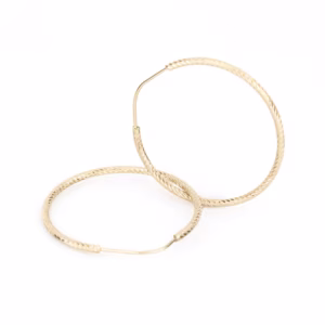 arracada espiral oro 10k