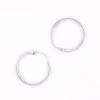 Arracada facetada plata 925 superior