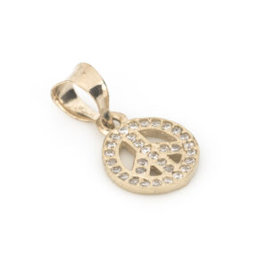 dije amor y paz oro 10k Clic oro