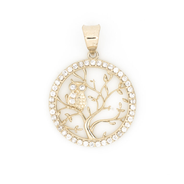 dije árbol nocturno oro 10k