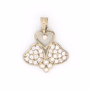 dije corazones oro 10k Clic oro