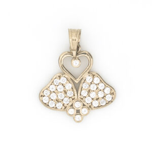 dije corazones oro 10k Clic oro