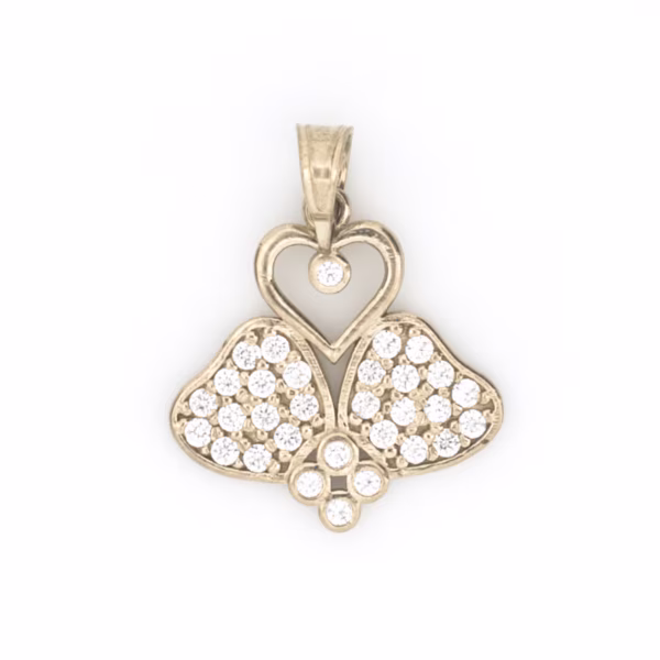 dije corazones oro 10k Clic oro