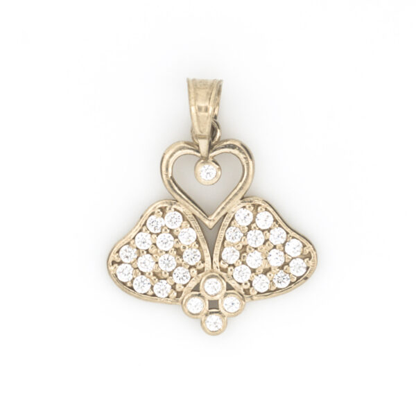 dije corazones oro 10k Clic oro