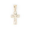 dije cruz ankh oro 10k Clic oro