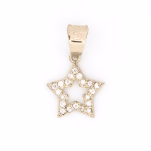 dije estrella oro 10k Clic oro