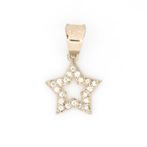 dije estrella oro 10k Clic oro