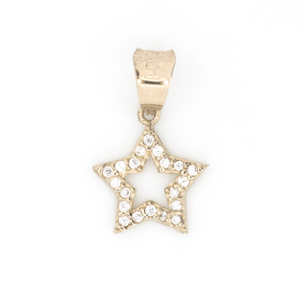 dije estrella oro 10k Clic oro