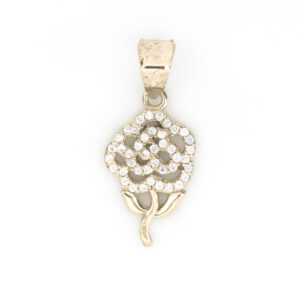 dije flor oro 10k Clic oro