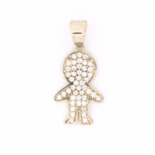 dije niño oro 10k Clic oro