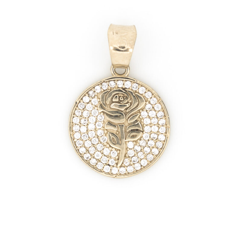 dije rosa oro 10k Clic oro