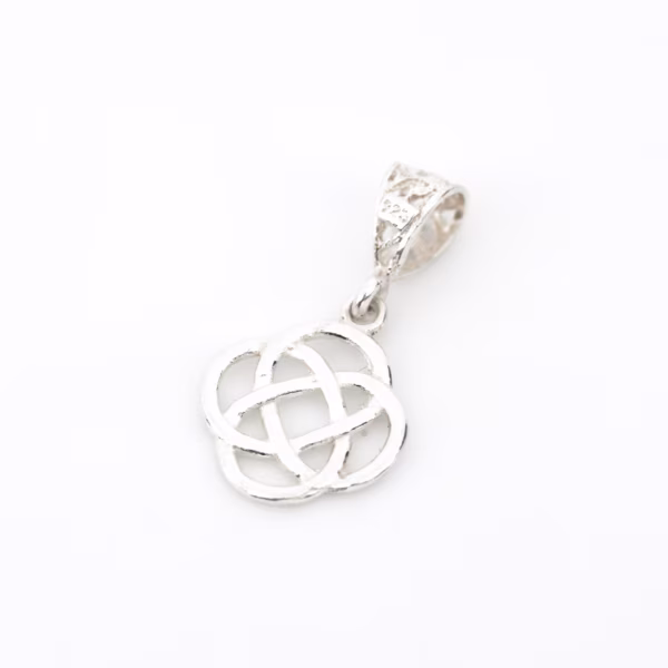 Dije símbolo celta plata 925 diagonal