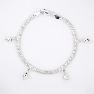 Pulso 4 esferas plata 925