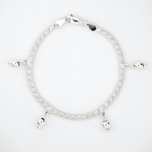 Pulso 4 esferas plata 925