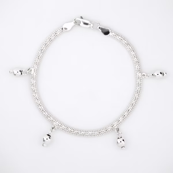 Pulso 4 esferas plata 925