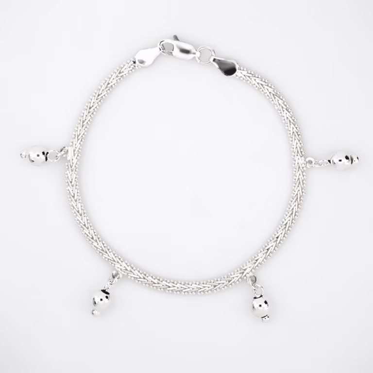 Pulso 4 esferas plata 925