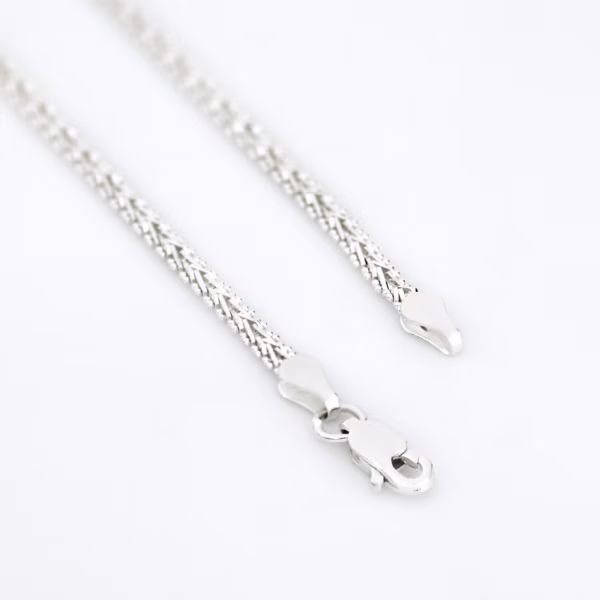 Pulso circulos entrelazados plata 925 broche