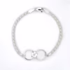 Pulso circulos entrelazados plata 925