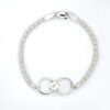 Pulso circulos entrelazados plata 925